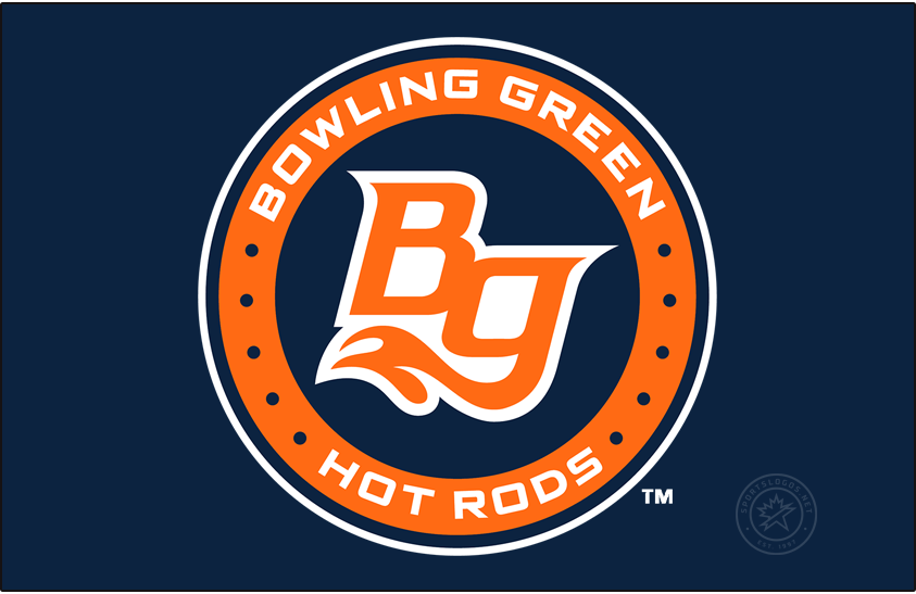 Bowling Green Hot Rods 2021-Pres Primary Dark Logo iron on heat transfer